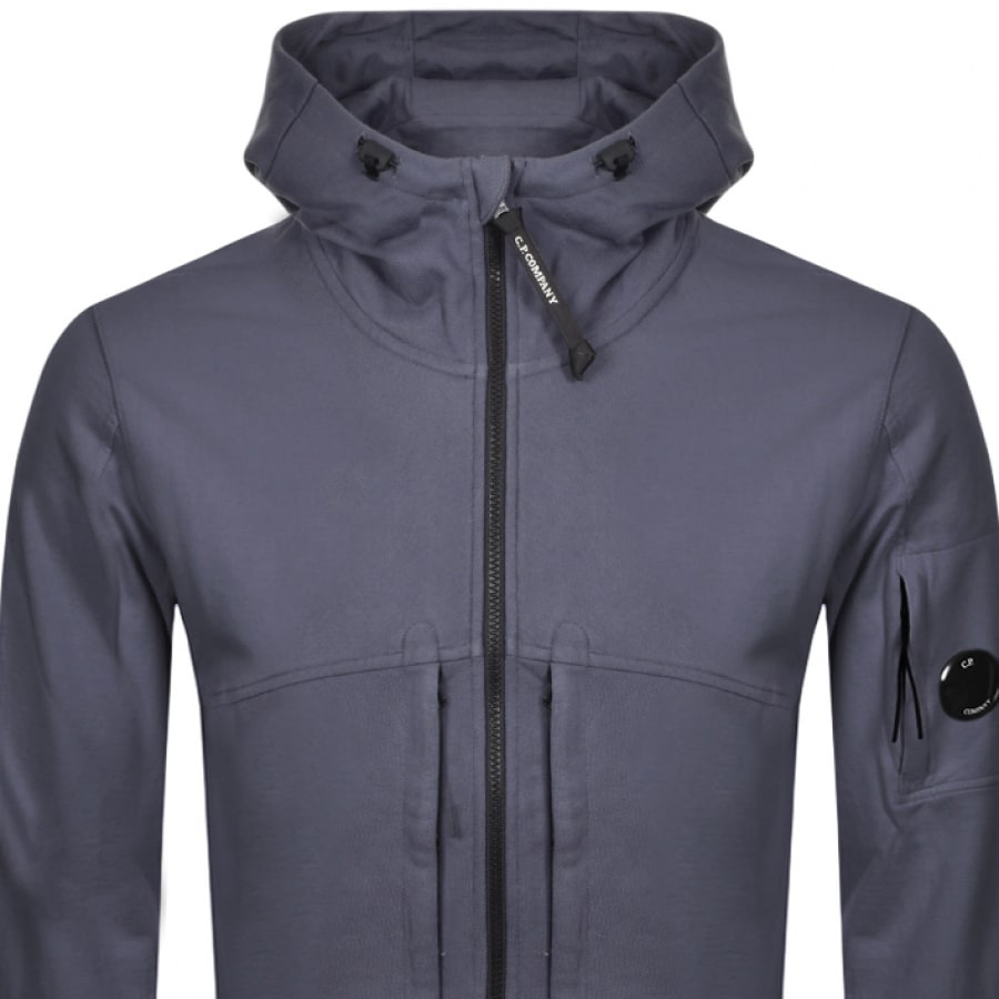 Alternative Image for ProductCP Company Full Zip Hoodie Blue2